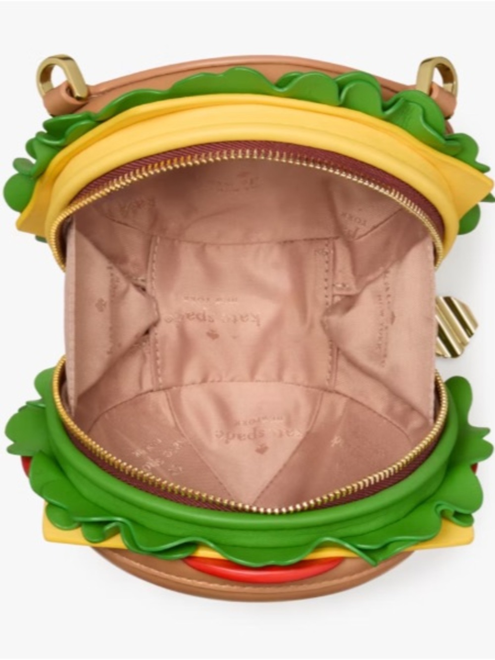 3D Hamburger Crossbody Novelty Burger Crossbody Bag - Picture 4 of 8